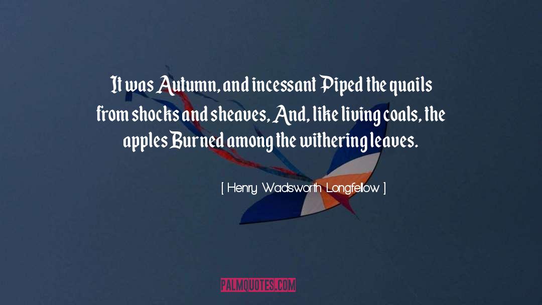 Leaves Falling quotes by Henry Wadsworth Longfellow