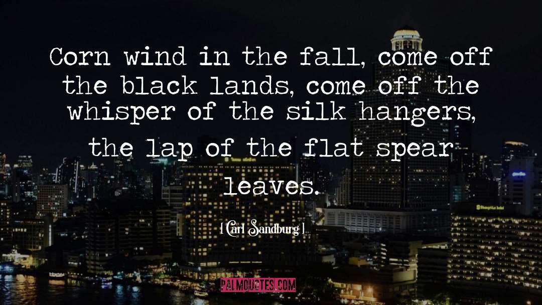 Leaves In The Wind quotes by Carl Sandburg