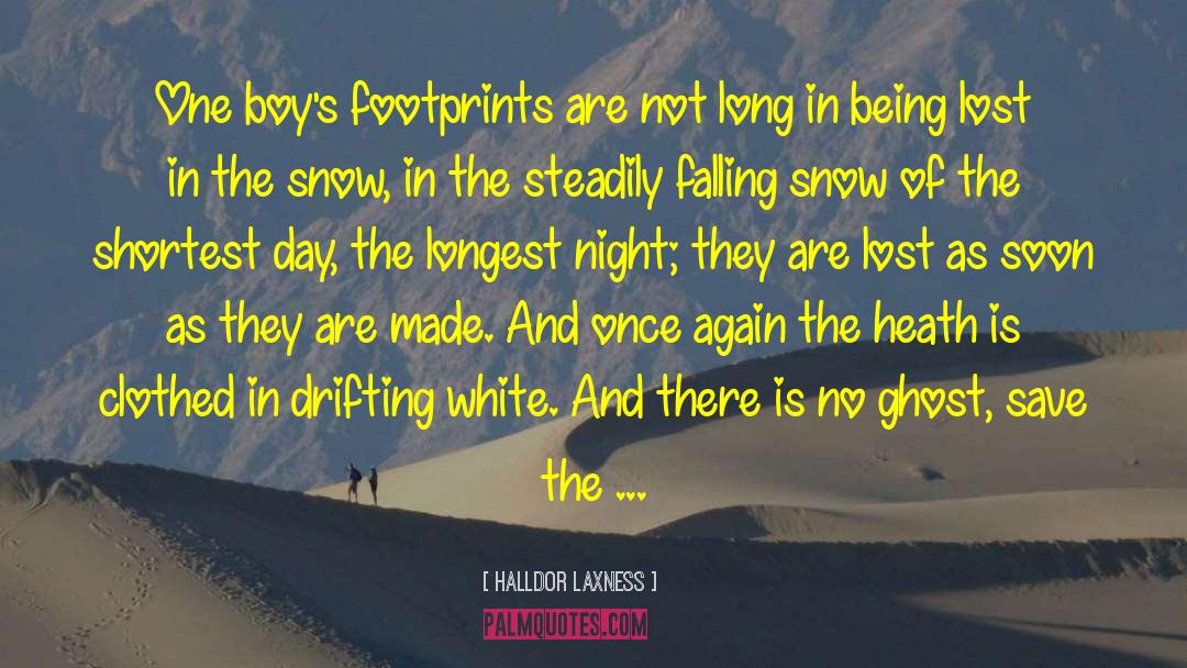Leaving Footprints quotes by Halldor Laxness