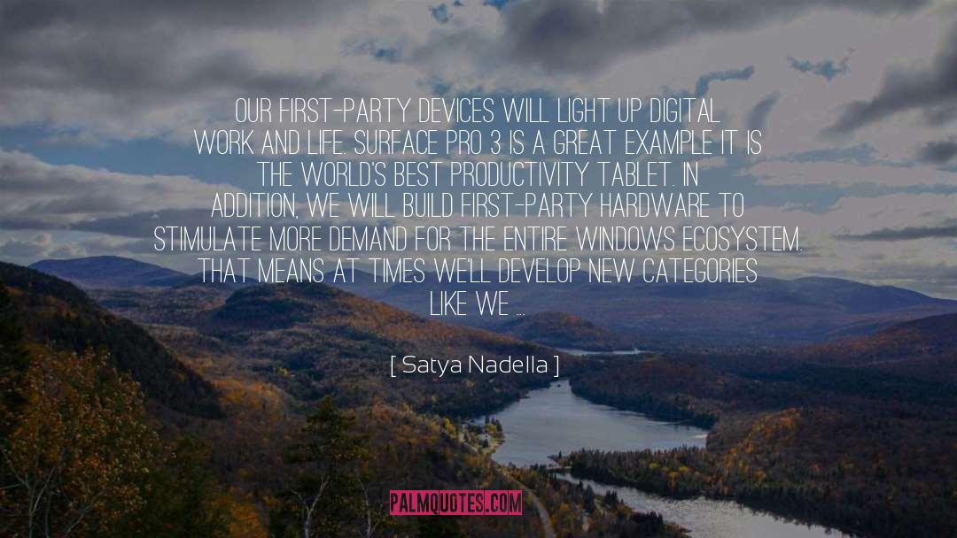 Leaving For A New Life quotes by Satya Nadella