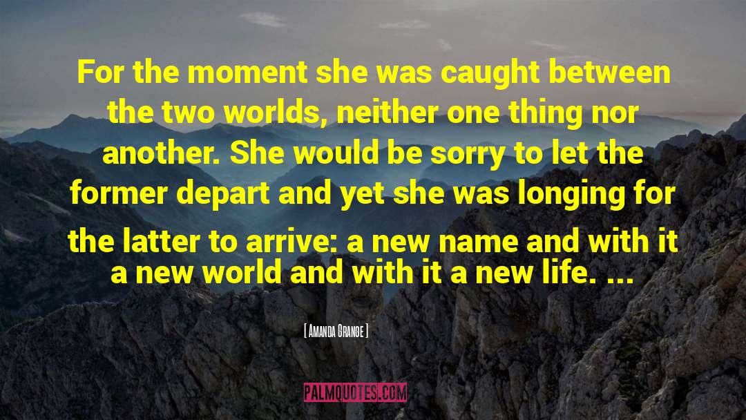 Leaving For A New Life quotes by Amanda Grange