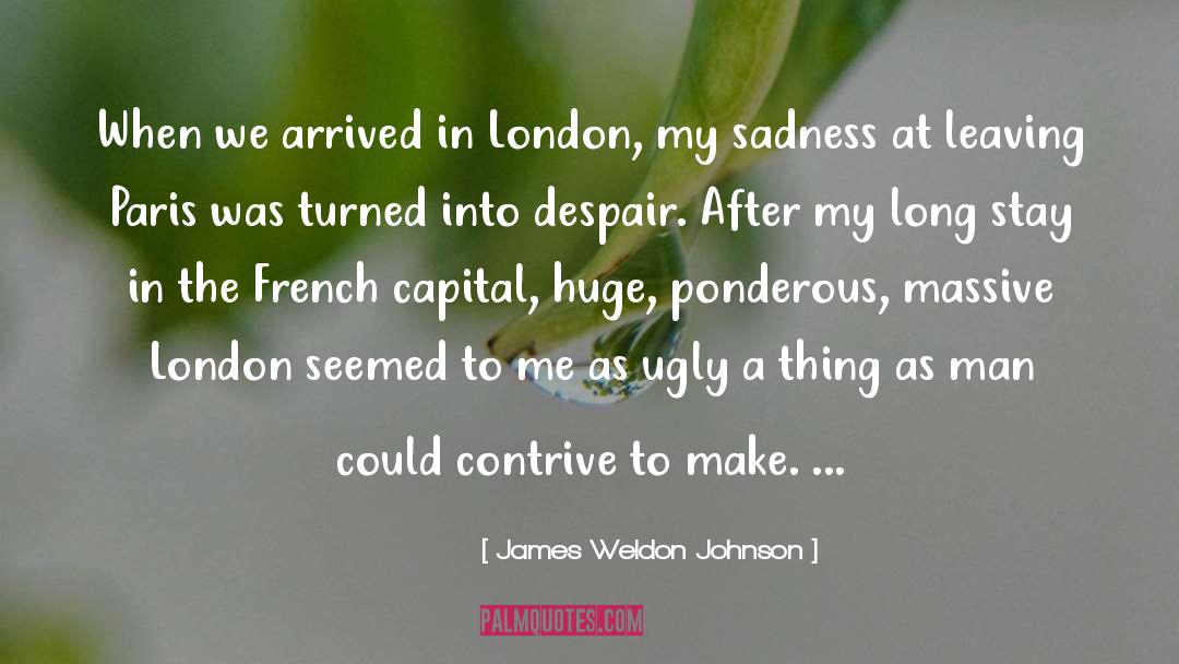 Leaving The Past quotes by James Weldon Johnson