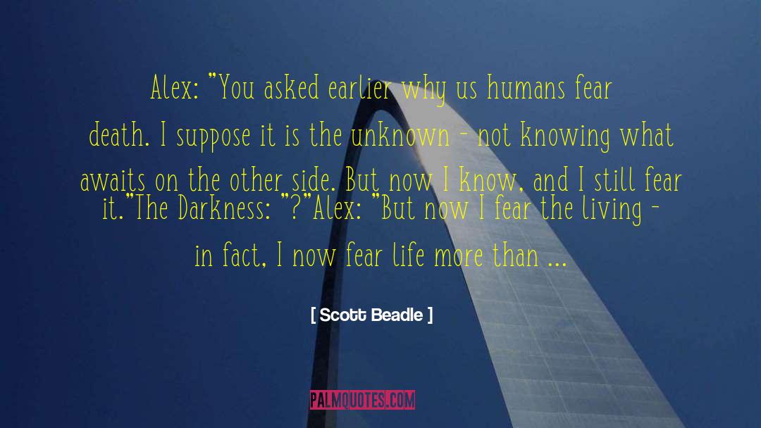 Leaving Unknown quotes by Scott Beadle