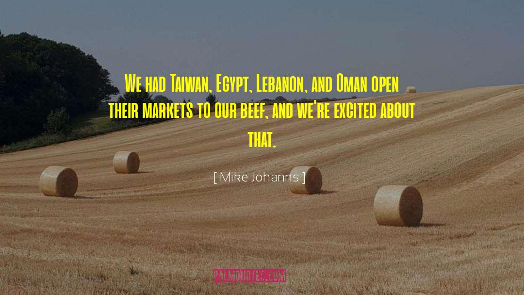 Lebanon quotes by Mike Johanns