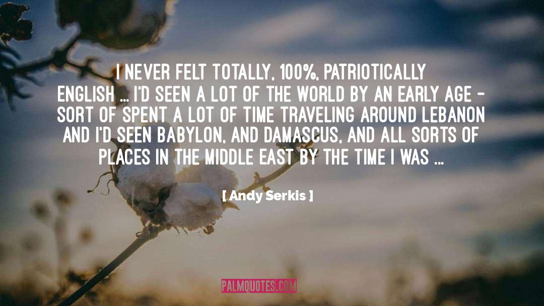 Lebanon quotes by Andy Serkis