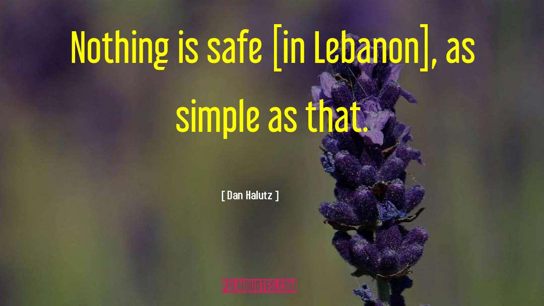 Lebanon quotes by Dan Halutz