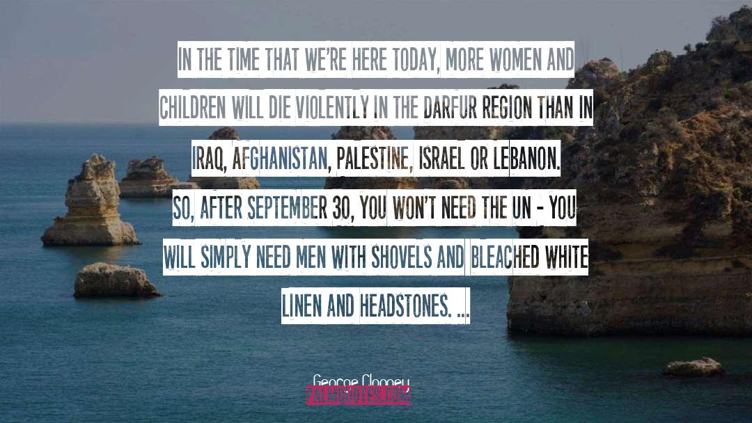 Lebanon quotes by George Clooney