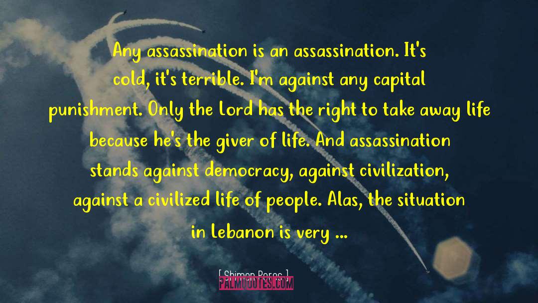 Lebanon quotes by Shimon Peres