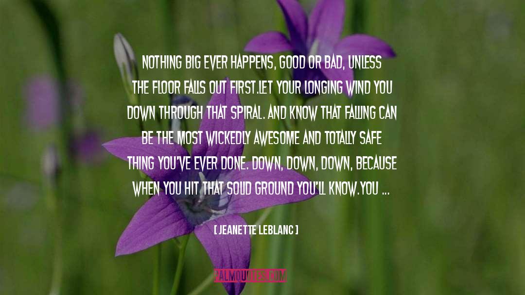 Leblanc quotes by Jeanette LeBlanc