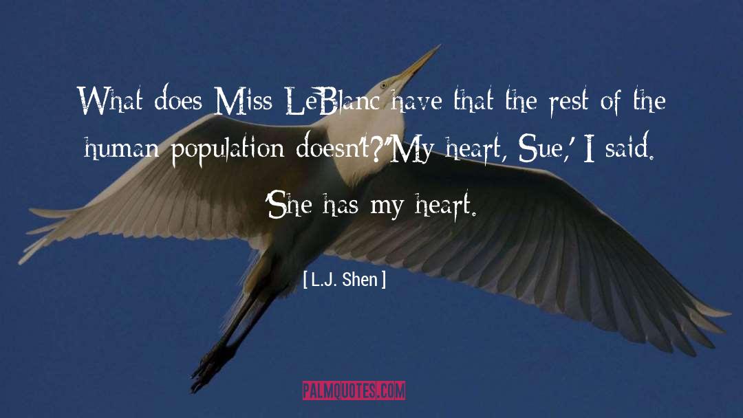 Leblanc quotes by L.J. Shen