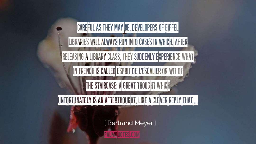 Lecoeur Et L Esprit quotes by Bertrand Meyer