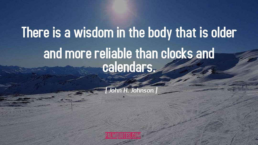 Lecoultre Clocks quotes by John H. Johnson