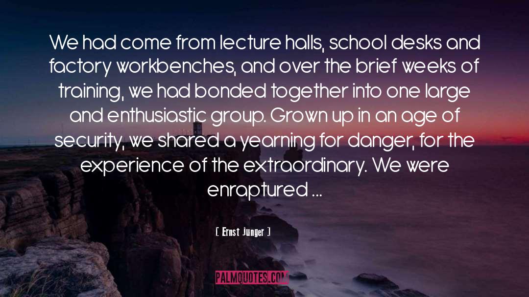 Lecture Halls Prisons quotes by Ernst Junger