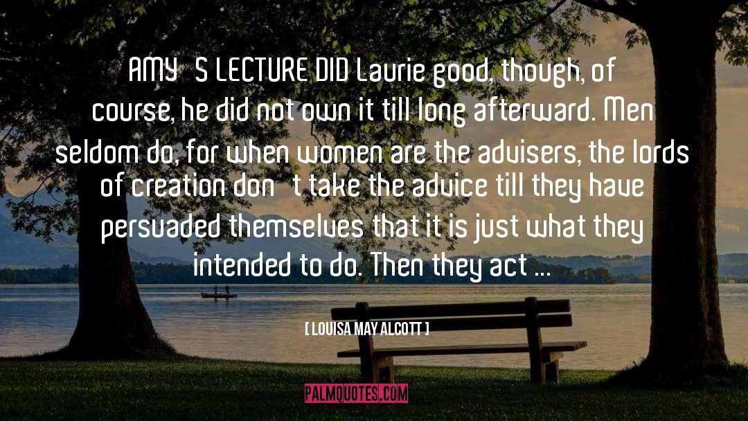 Lecture quotes by Louisa May Alcott