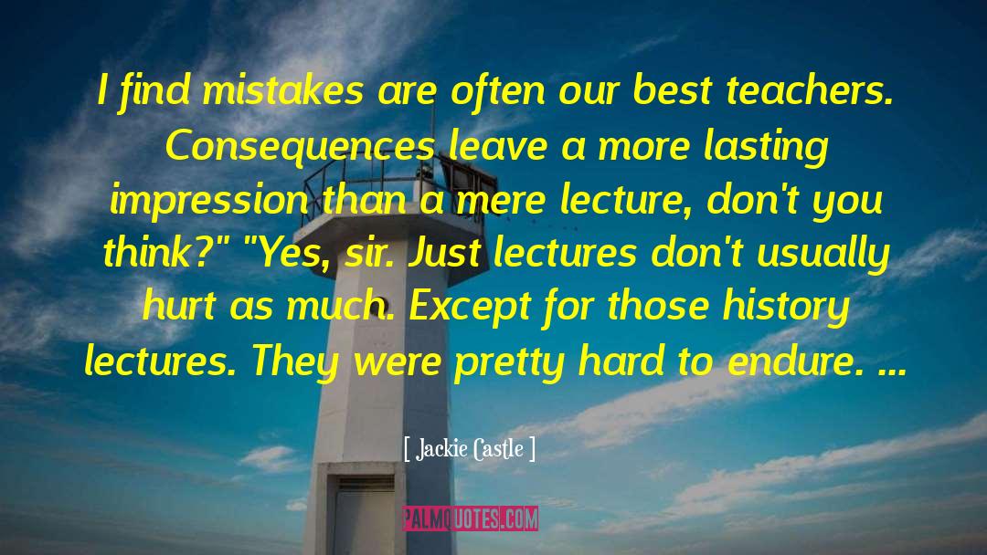Lectures quotes by Jackie Castle