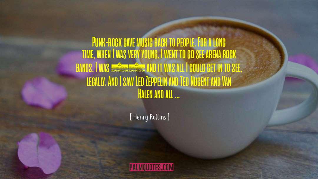 Led Zeppelin quotes by Henry Rollins