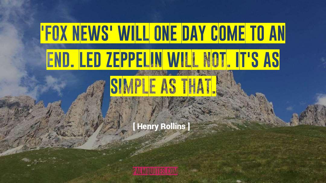 Led Zeppelin quotes by Henry Rollins