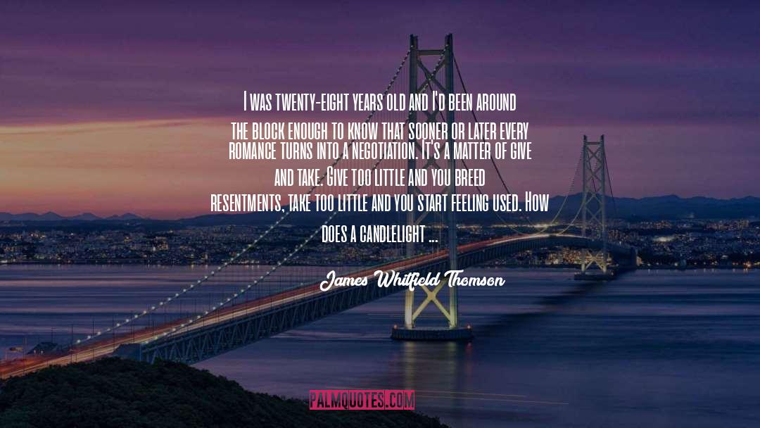 Ledger quotes by James Whitfield Thomson