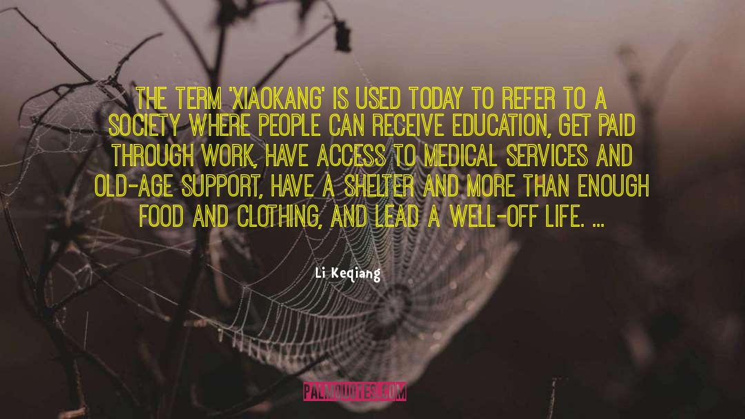 Leeda Services quotes by Li Keqiang