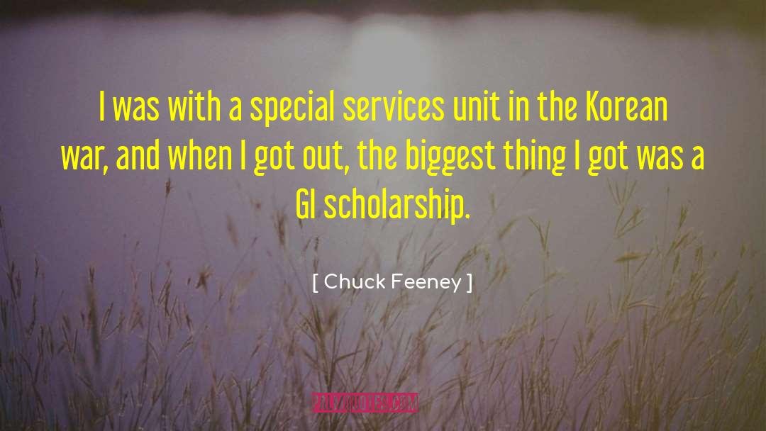 Leeda Services quotes by Chuck Feeney