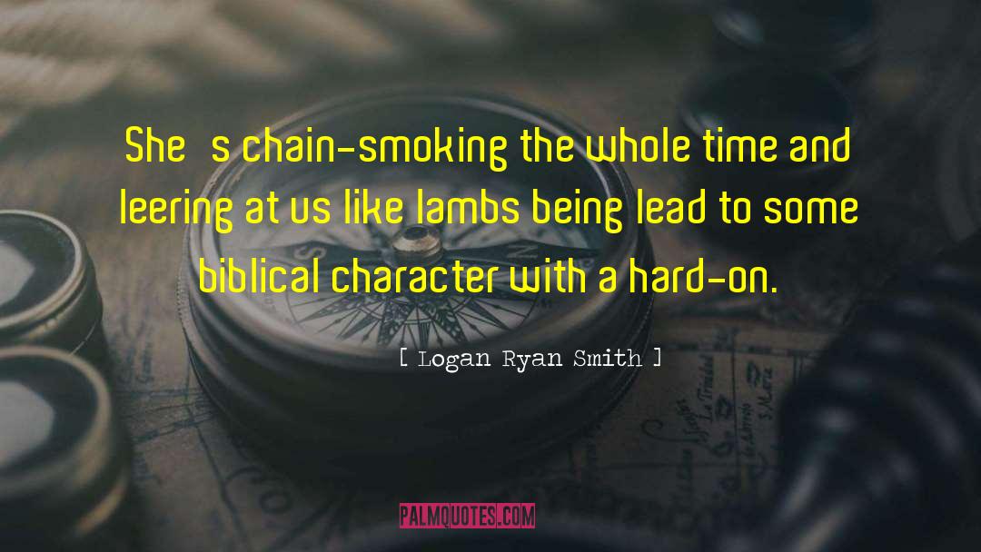 Leering quotes by Logan Ryan Smith
