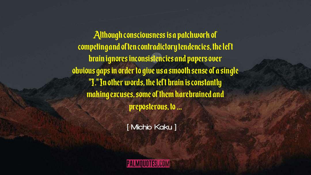 Left Brain quotes by Michio Kaku