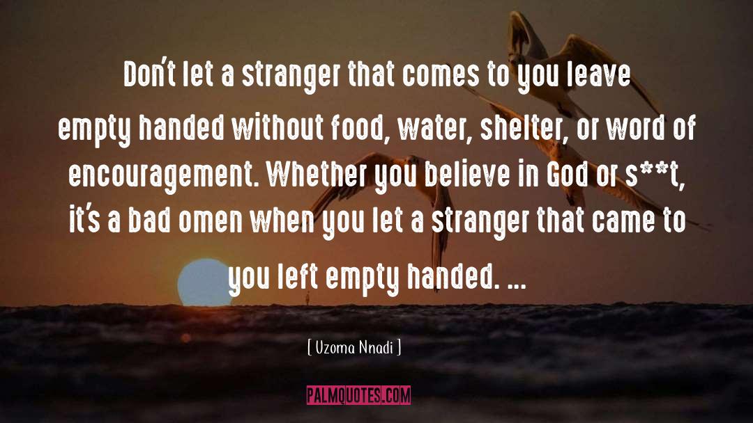 Left Empty quotes by Uzoma Nnadi
