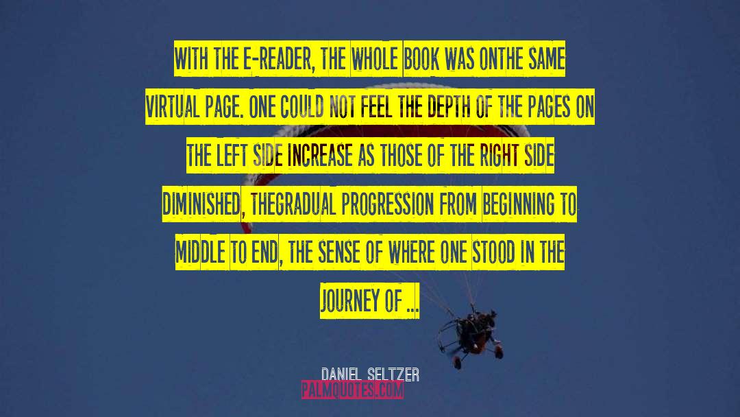 Left End Of The Stick quotes by Daniel Seltzer