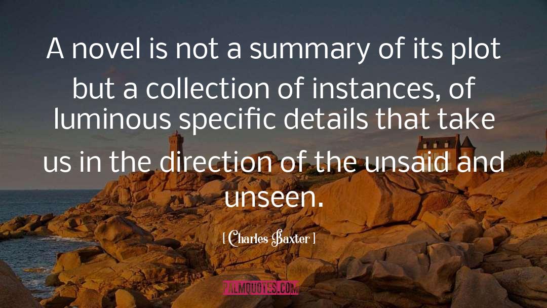 Left Unsaid quotes by Charles Baxter