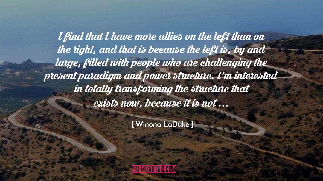 Leftism quotes by Winona LaDuke
