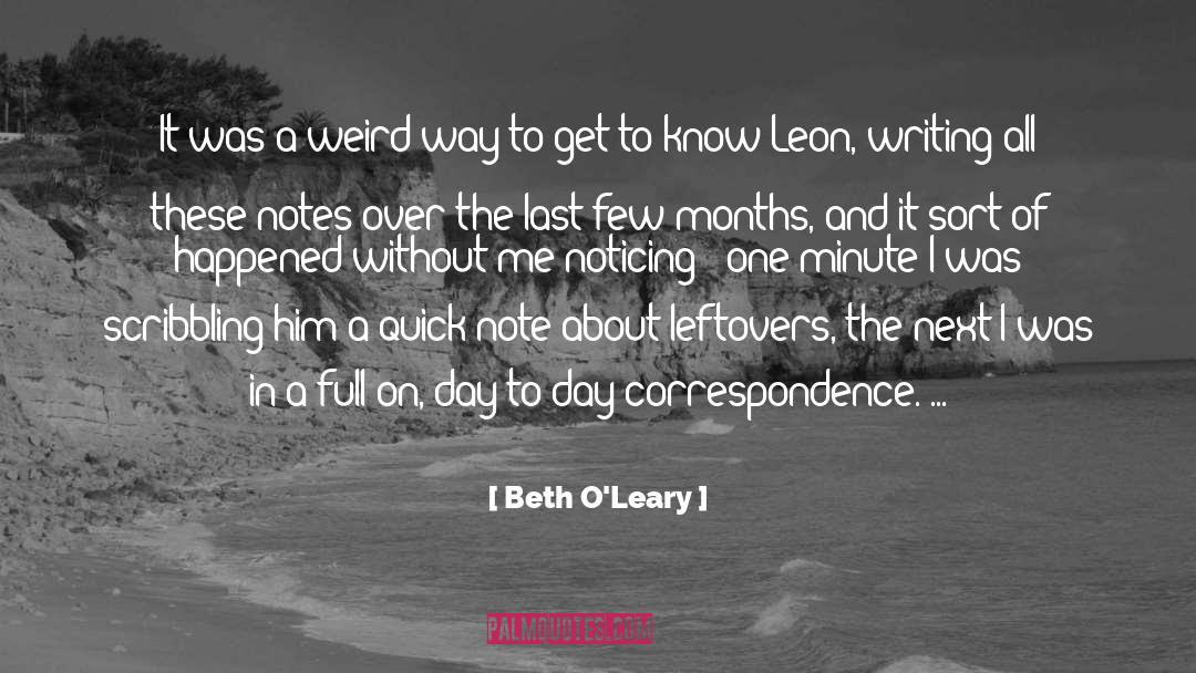 Leftovers quotes by Beth O'Leary