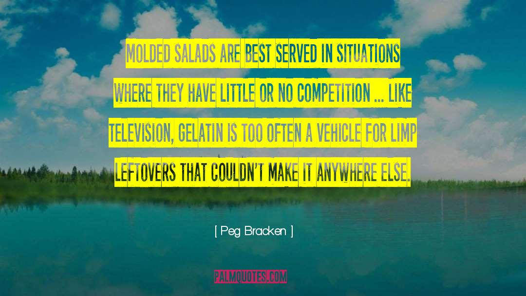 Leftovers quotes by Peg Bracken
