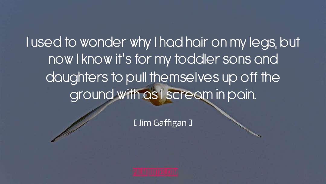 Leg Hair quotes by Jim Gaffigan