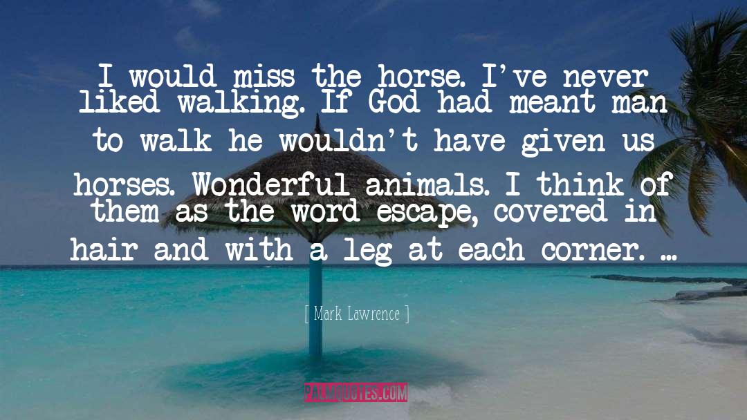 Leg quotes by Mark Lawrence