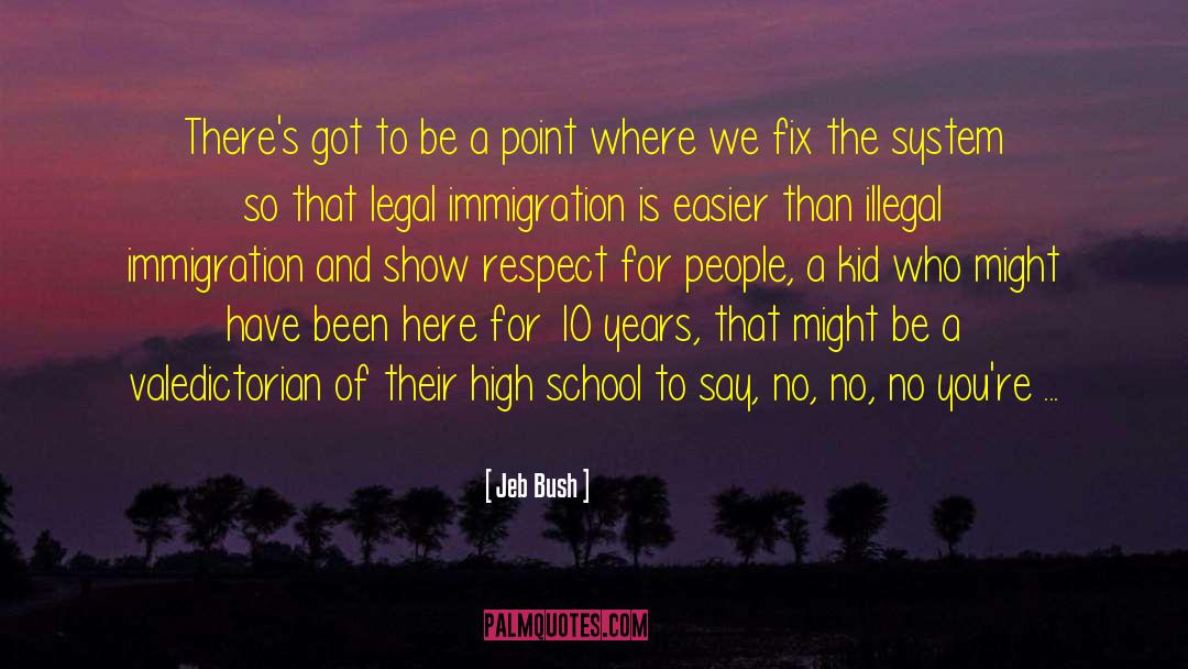 Legal Immigration quotes by Jeb Bush