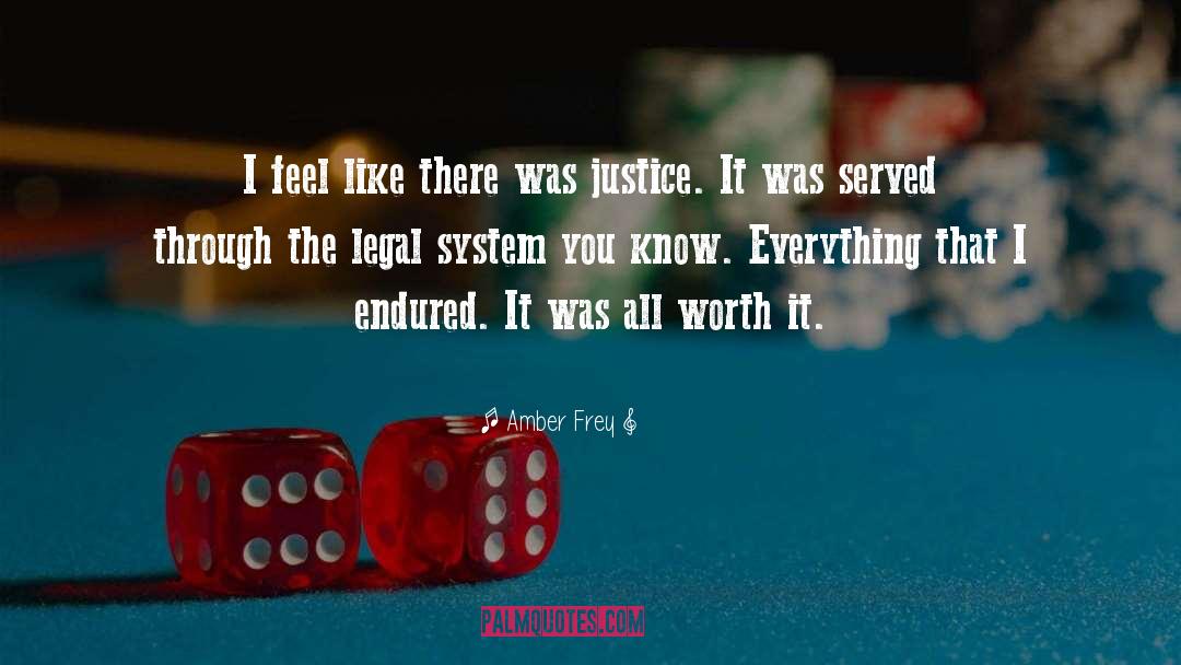 Legal quotes by Amber Frey