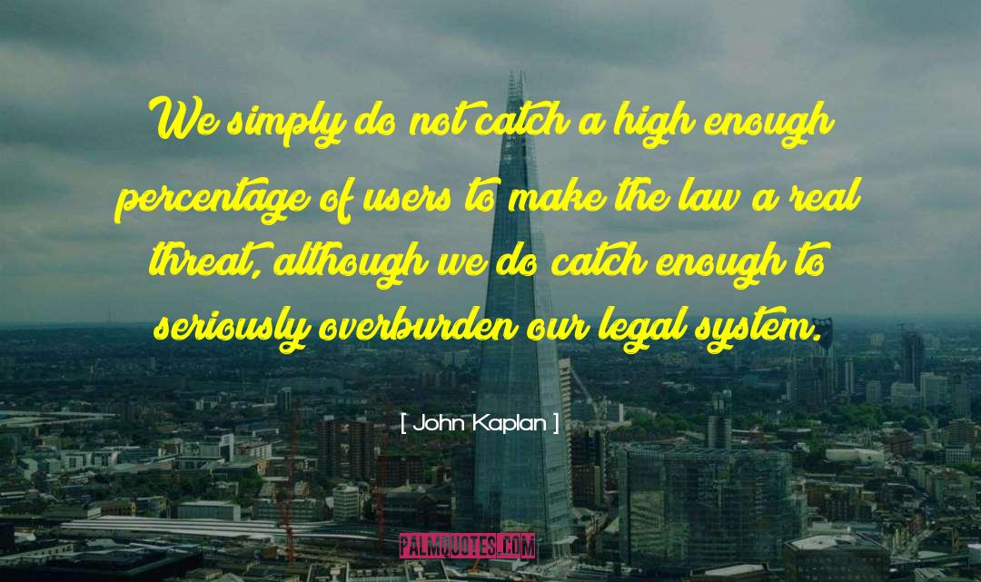 Legal Representation quotes by John Kaplan