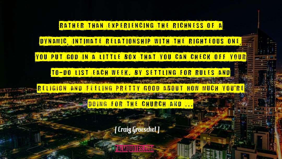 Legalism quotes by Craig Groeschel