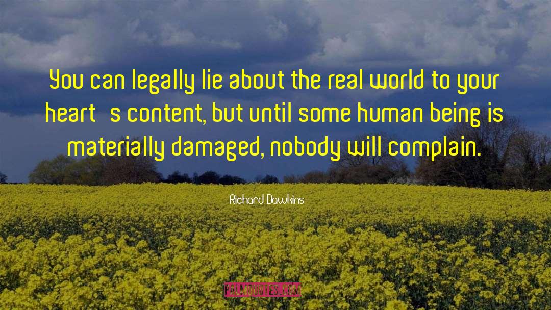 Legally quotes by Richard Dawkins