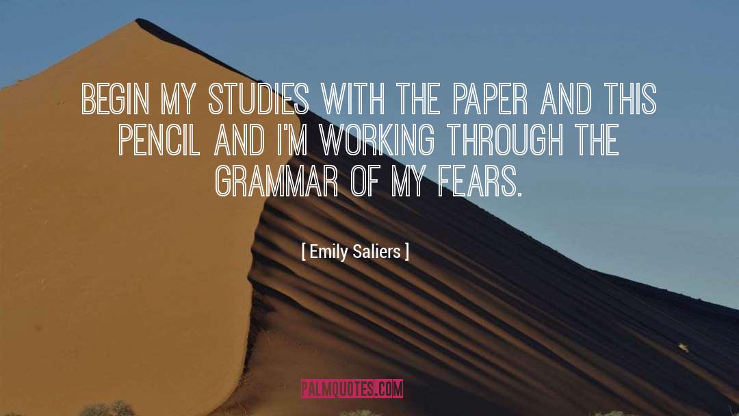 Legami Pencil quotes by Emily Saliers