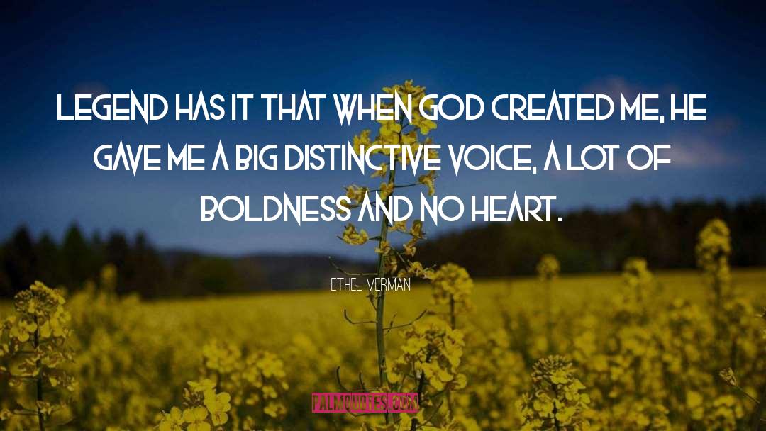 Legend quotes by Ethel Merman