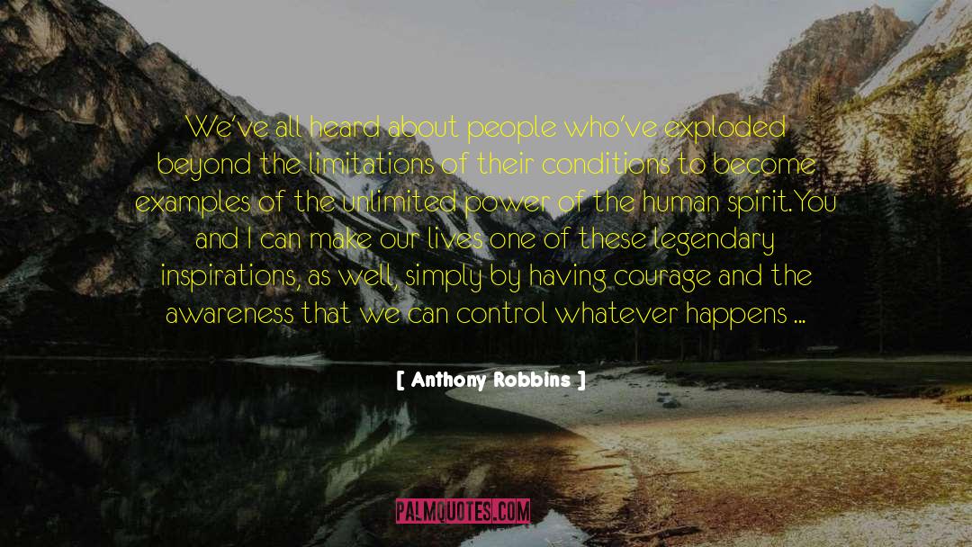 Legendary quotes by Anthony Robbins