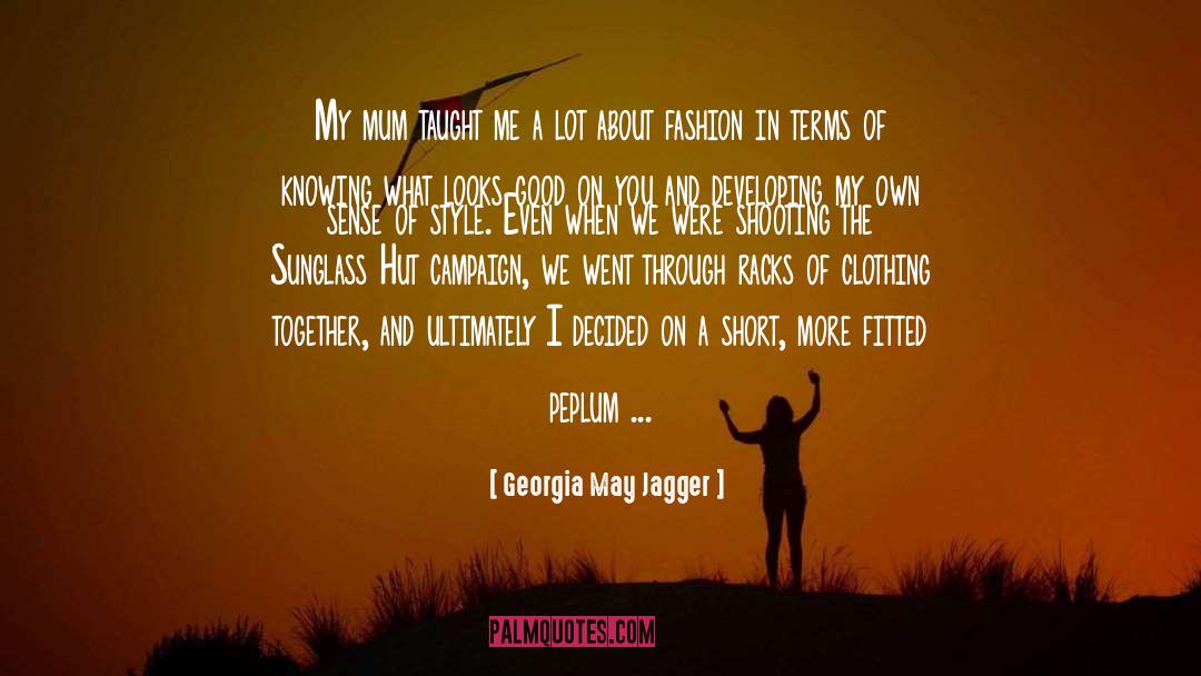 Leggings quotes by Georgia May Jagger