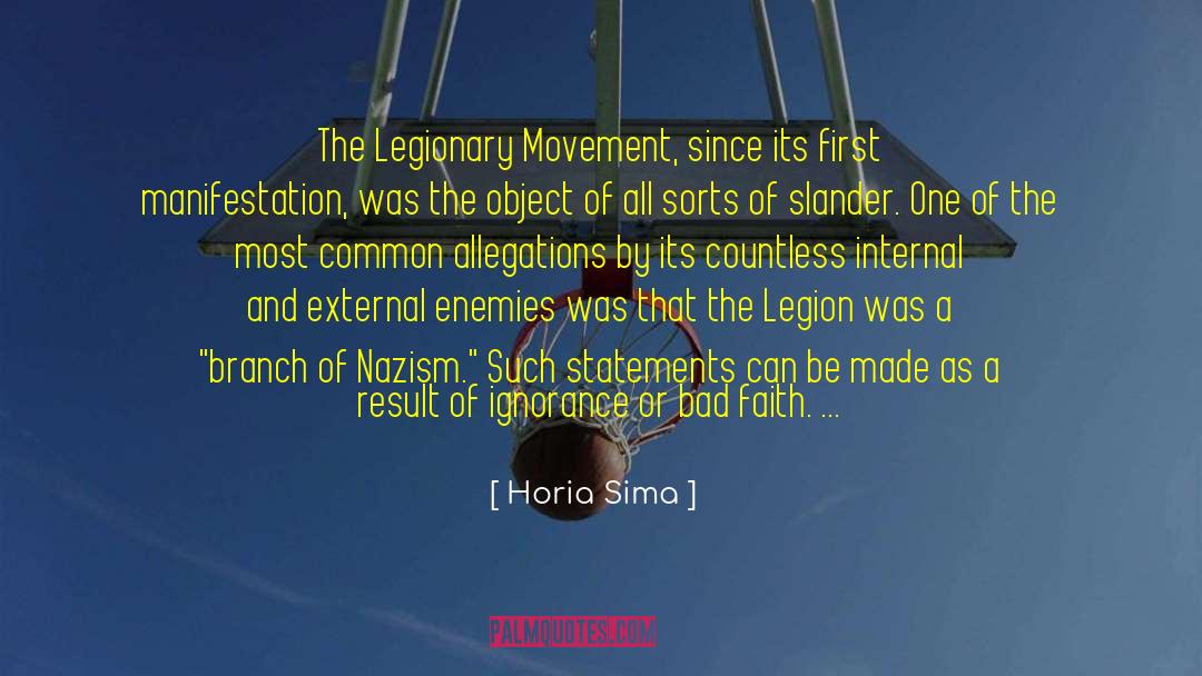 Legion quotes by Horia Sima