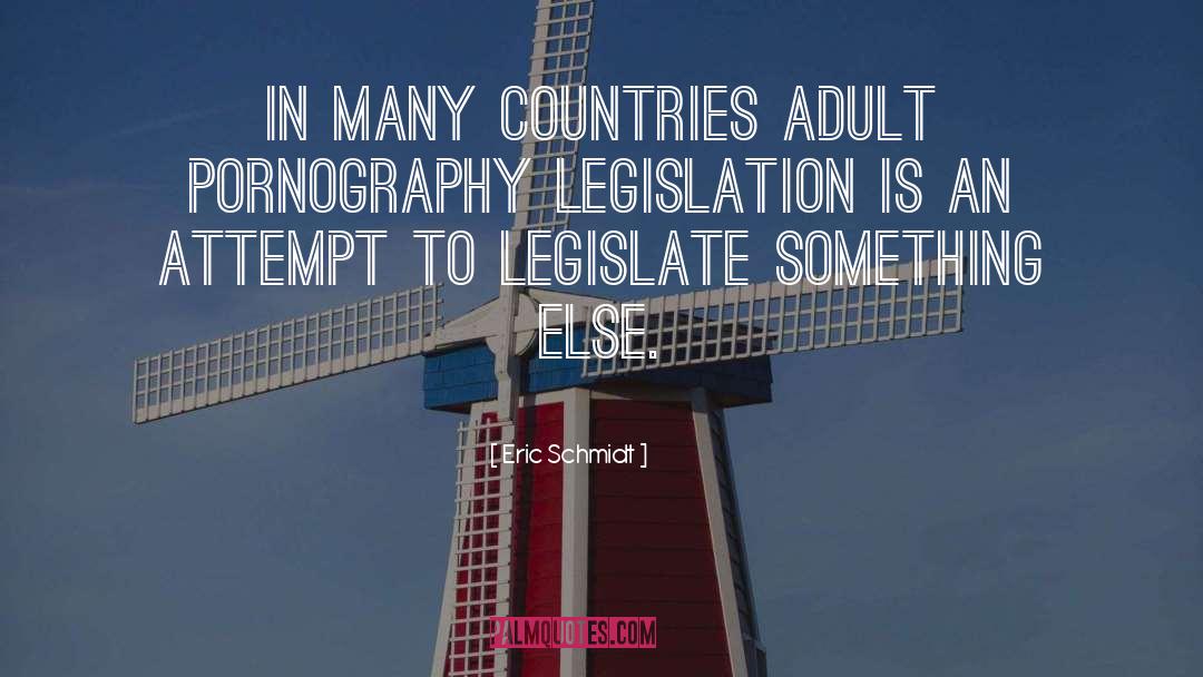 Legislate quotes by Eric Schmidt