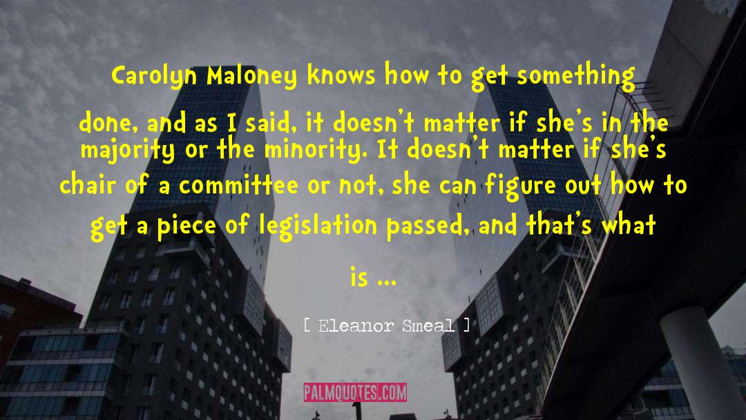 Legislation quotes by Eleanor Smeal