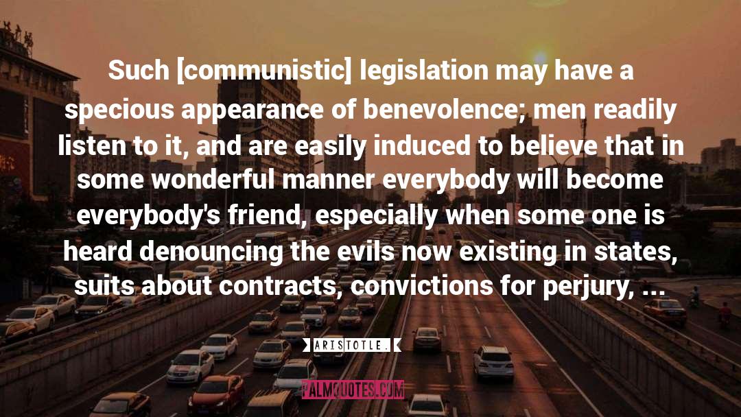Legislation quotes by Aristotle.