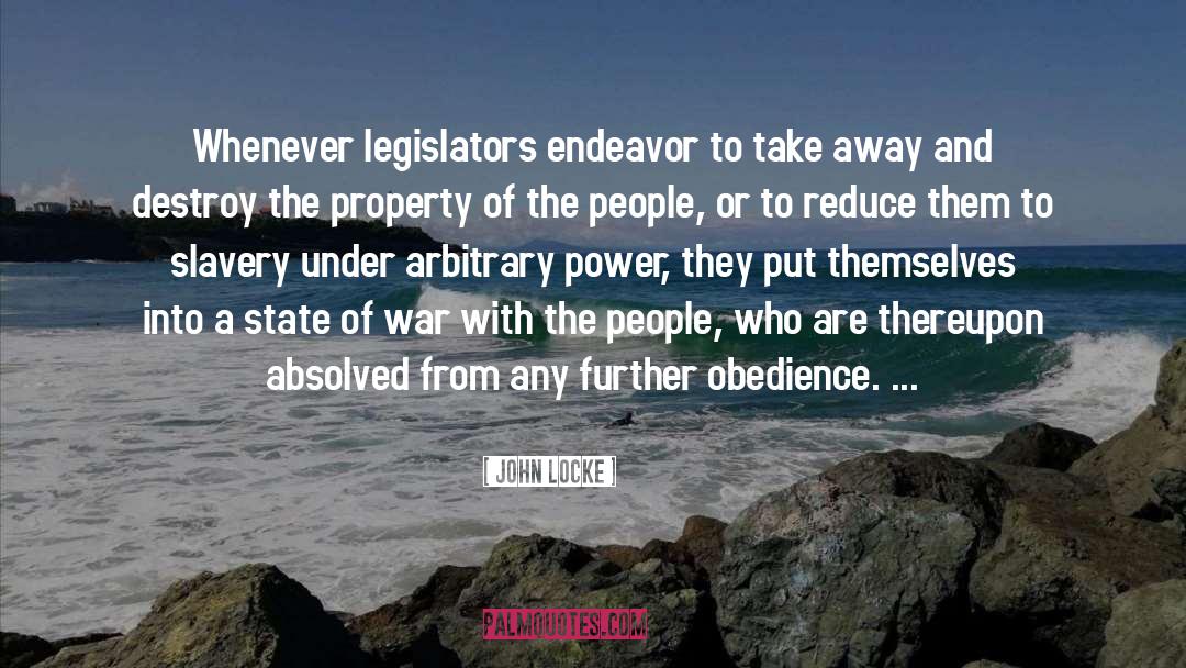 Legislators quotes by John Locke