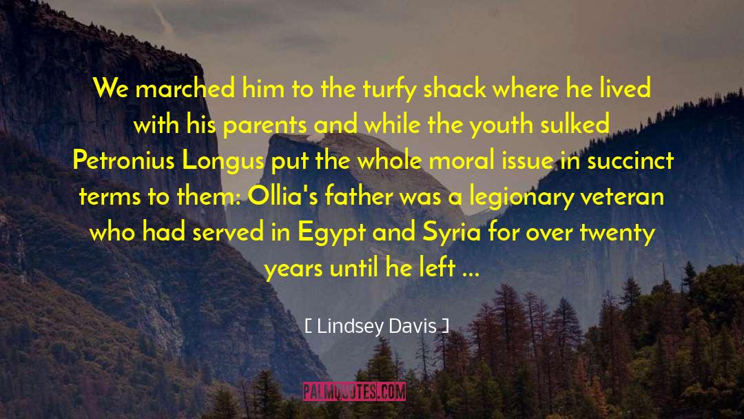 Legitimate quotes by Lindsey Davis