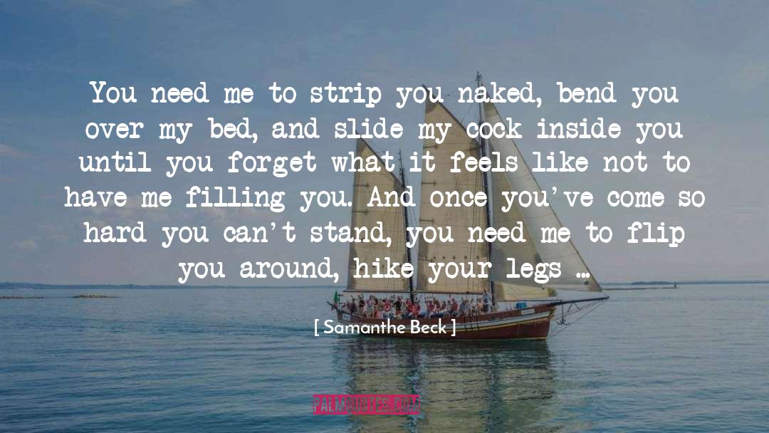 Legs quotes by Samanthe Beck